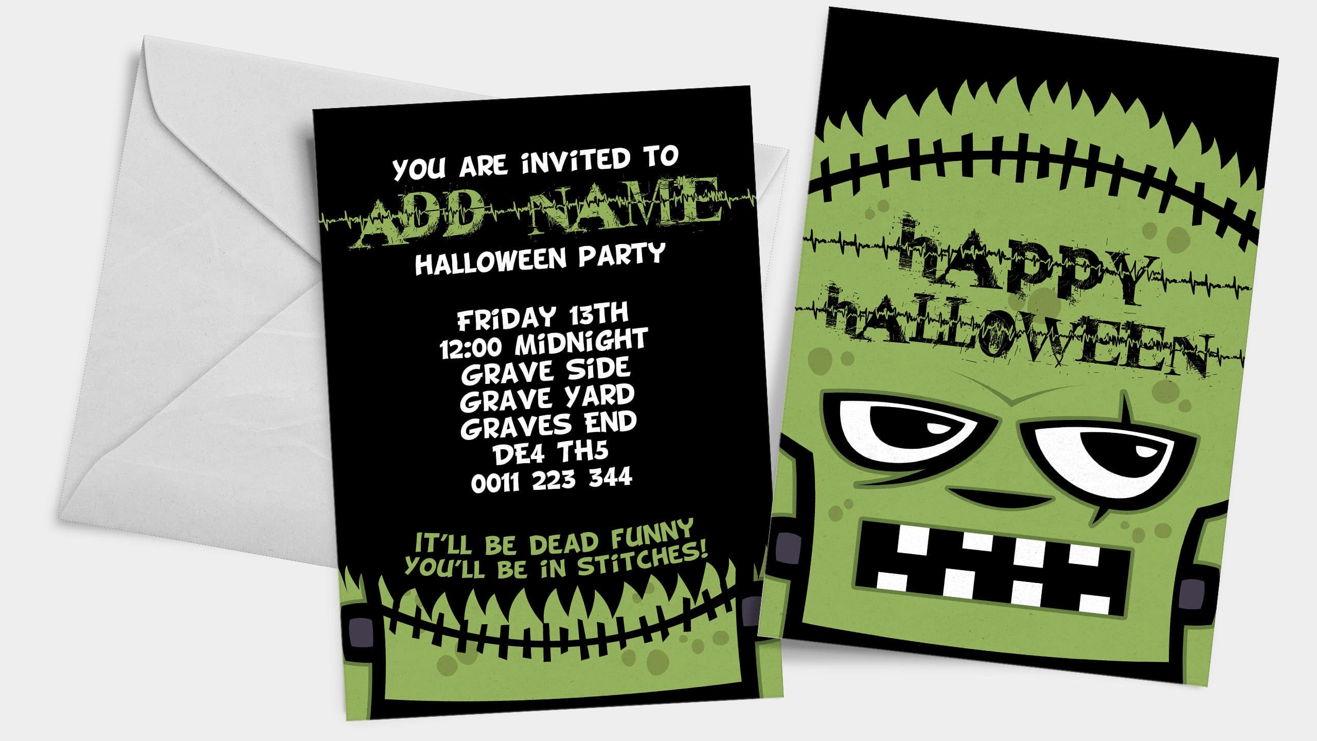 Neil Readhead Party Delights | Halloween Invitations 005