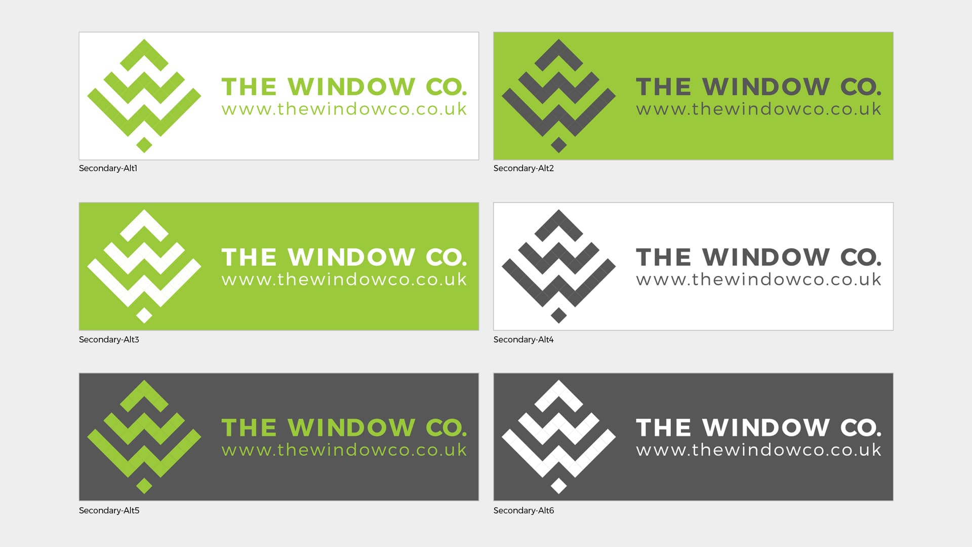 The Window CO. logn logo usage by Neil Readhead