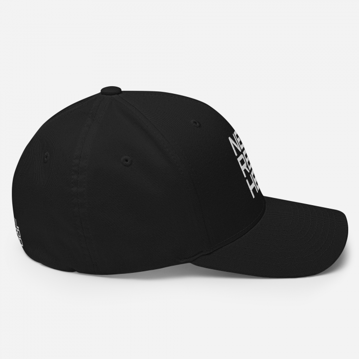 NRD - Fitted Cap - Black - Right Side