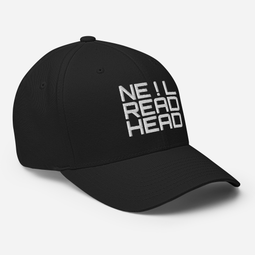 NRD - Fitted Cap - Black - Right Angle