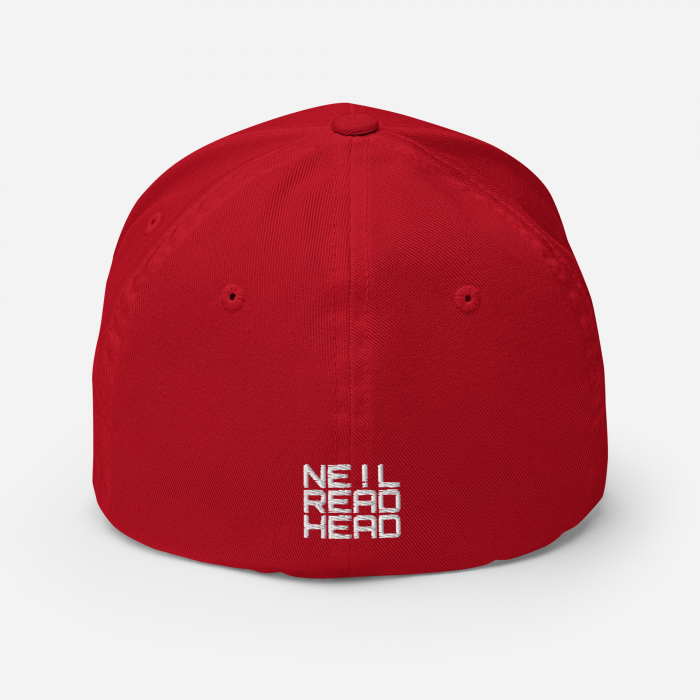 NRD - Fitted Cap - Red - Back