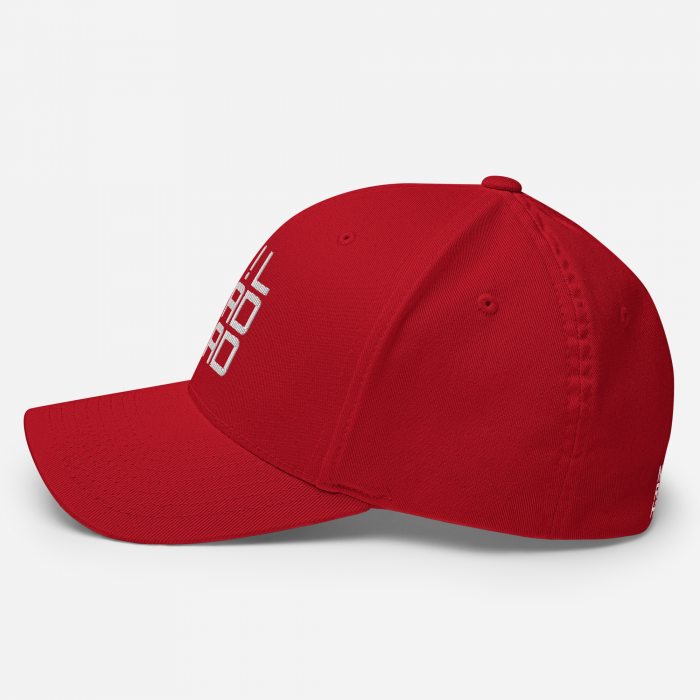 NRD - Fitted Cap - Red - Left Side