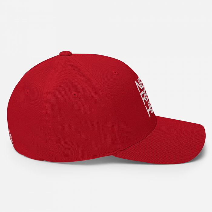 NRD - Fitted Cap - Red - Right Side