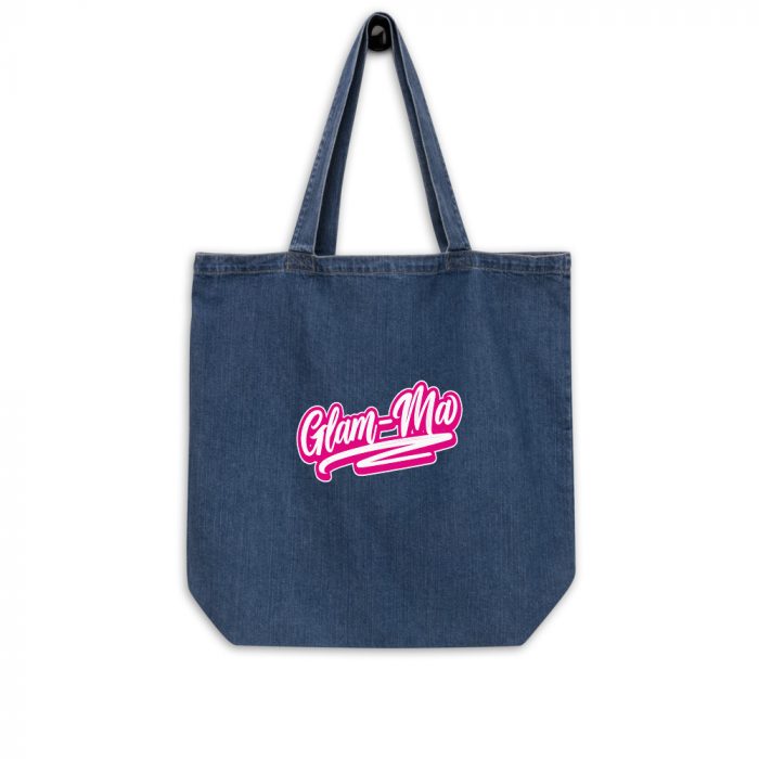 Glam-Ma Organic denim tote bag - Front