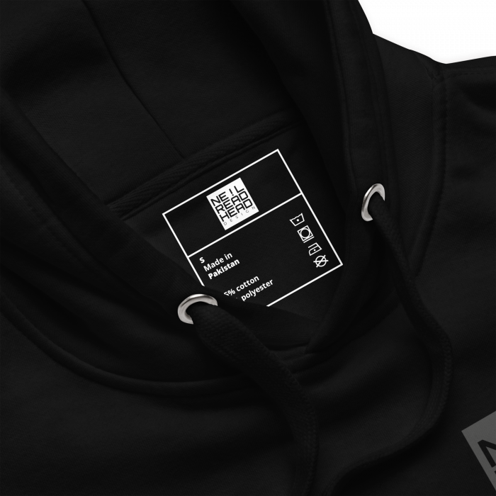 NRD - Unisex Hoodie - Black - Image 8