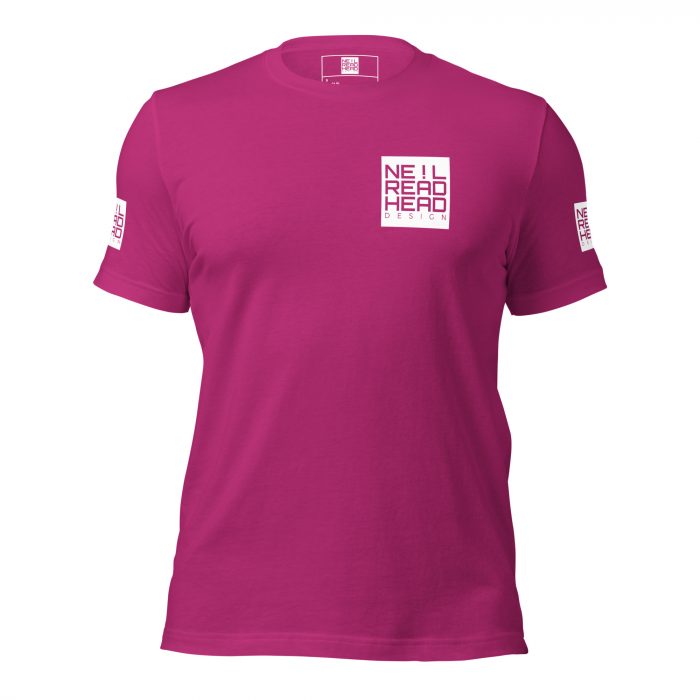 Neil Readhead Design - Unisex t-shirt - Berry - Front