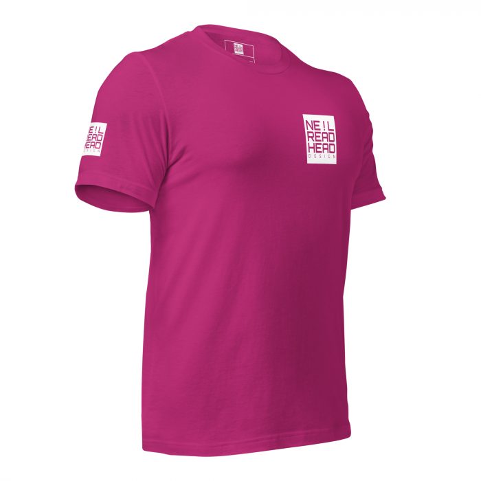 Neil Readhead Design - Unisex t-shirt - Berry - Right
