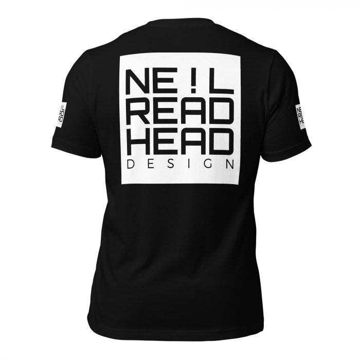 Neil Readhead Design - Unisex t-shirt - Black - Back