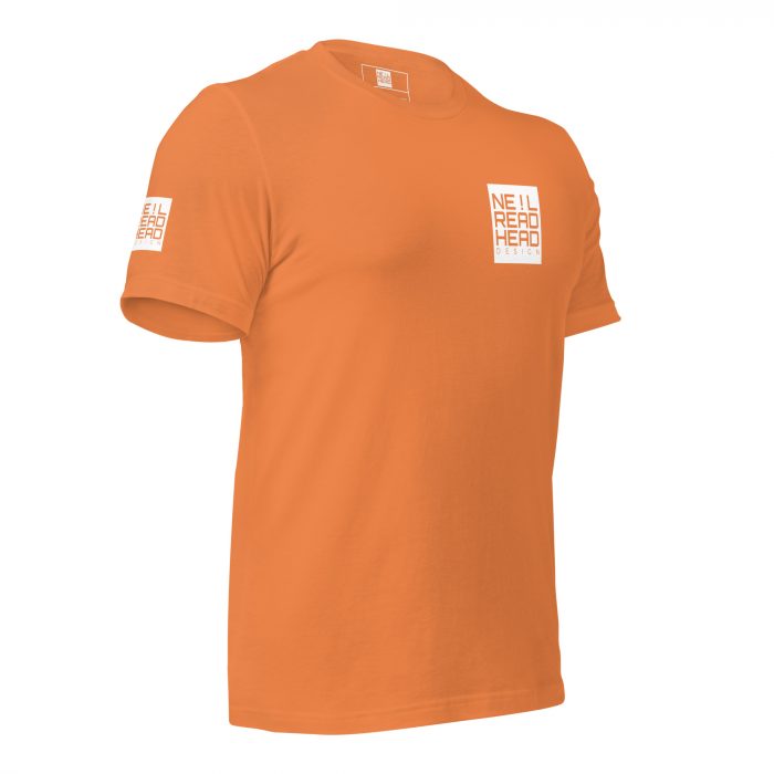 Neil Readhead Design - Unisex t-shirt - Burnt Orange - Right