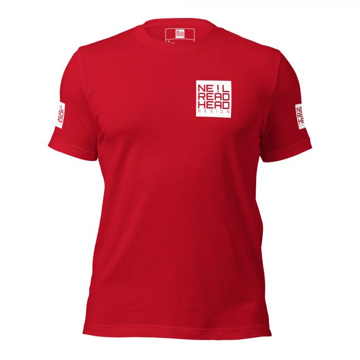 Neil Readhead Design - Unisex t-shirt - Red - Front