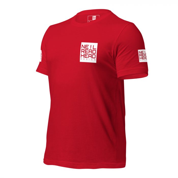 Neil Readhead Design - Unisex t-shirt - Red - Left