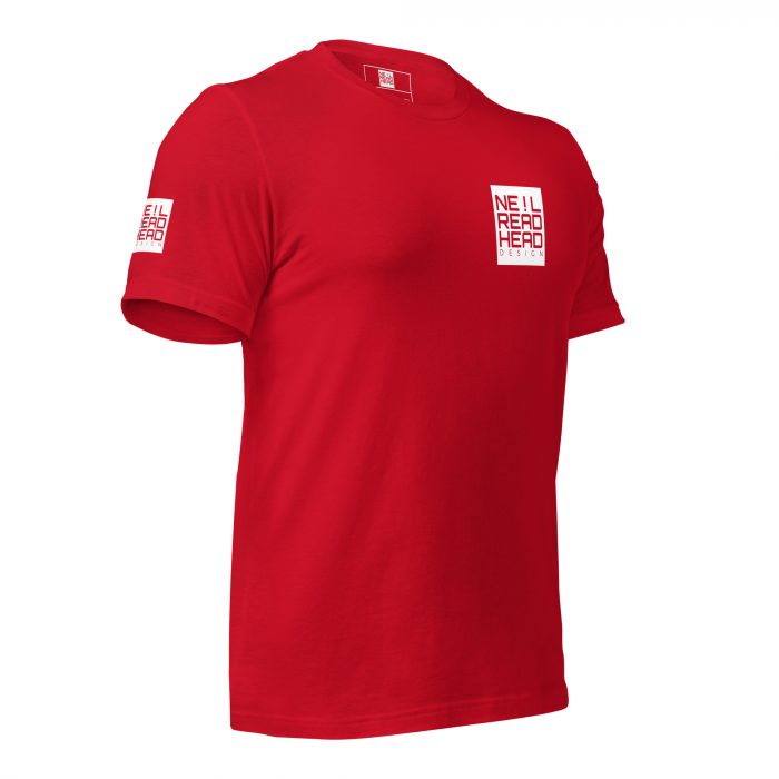 Neil Readhead Design - Unisex t-shirt - Red - Right