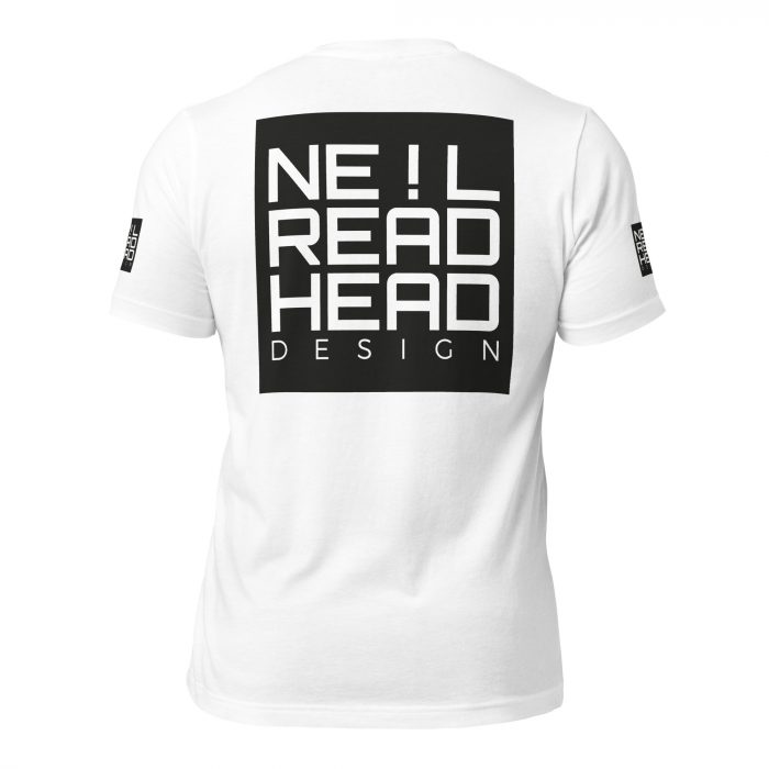 Neil Readhead Design - Unisex t-shirt - White - Back